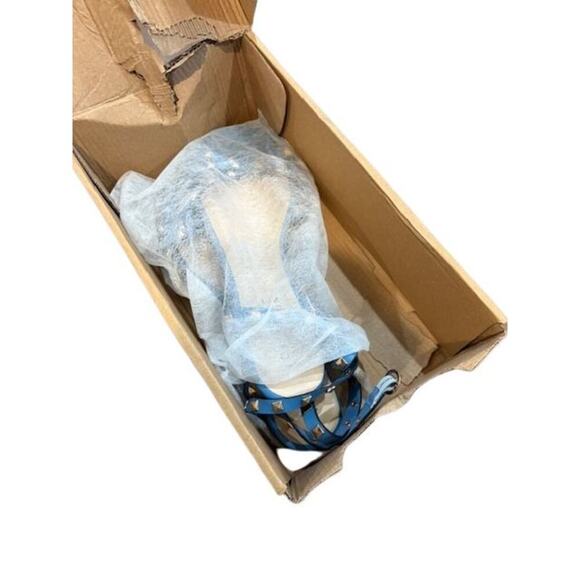 Journee Collection “Zendaya” Faux Leather Studded Slingback Sandals – Size 9.5 - Picture 7 of 8